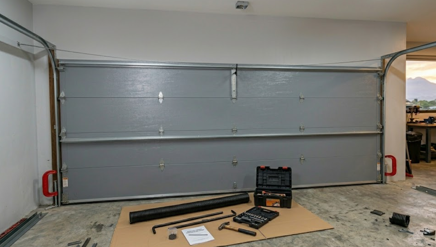 Broken Garage Door Spring Replacement Plain City OH