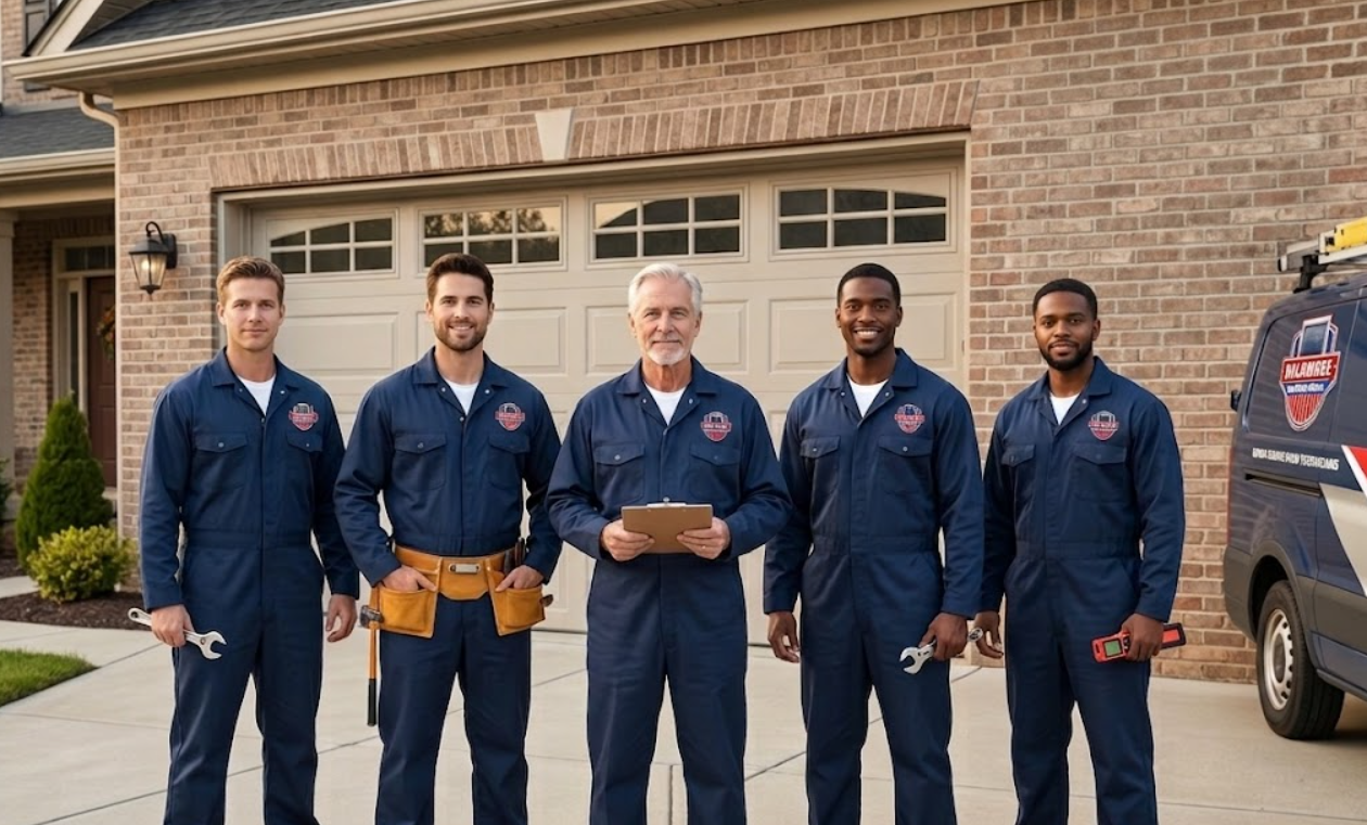 Commercial garage door service provided by certified experts